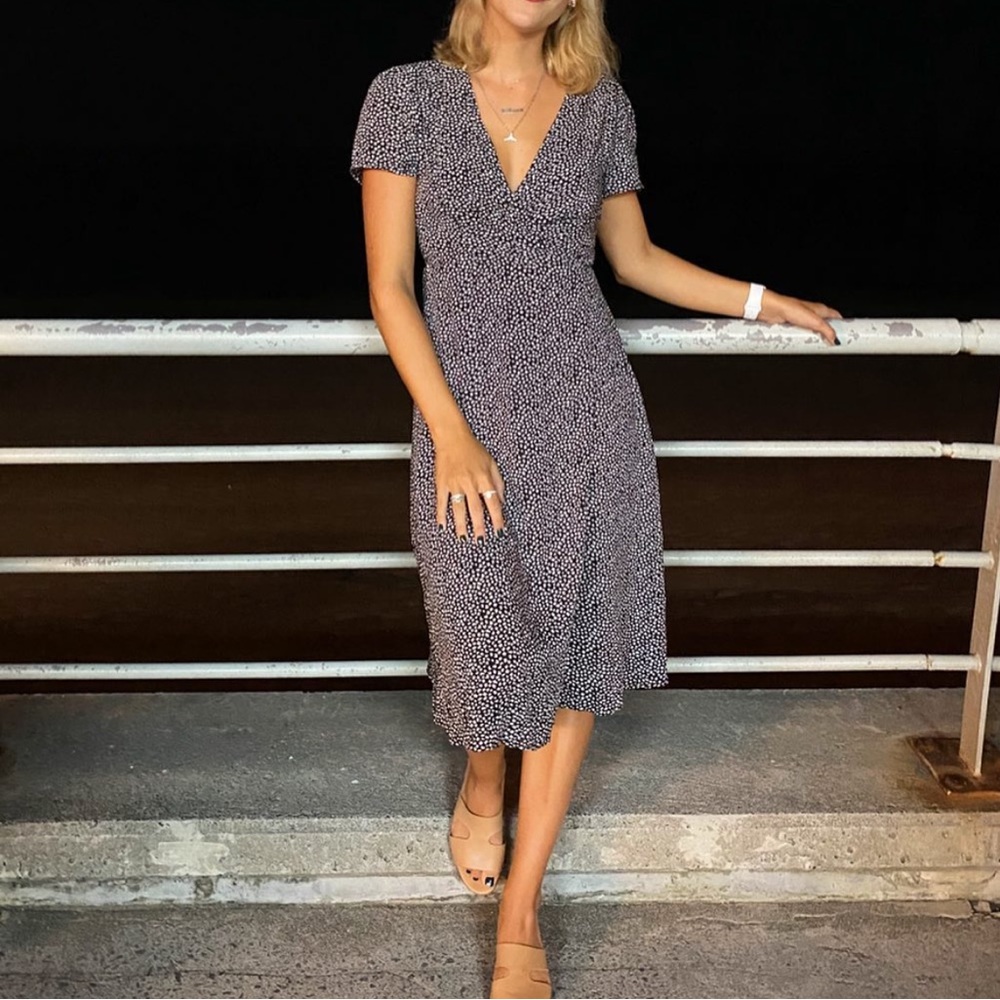 Black Patterned Dress